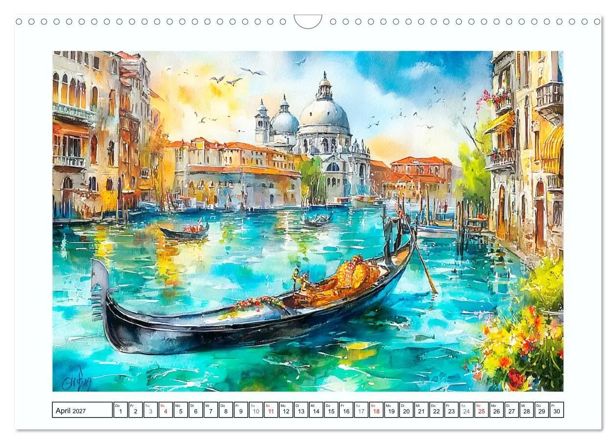 Bild: 9783516779417 | Italien. Eine malerische Reise durch den Süden (Wandkalender 2027...
