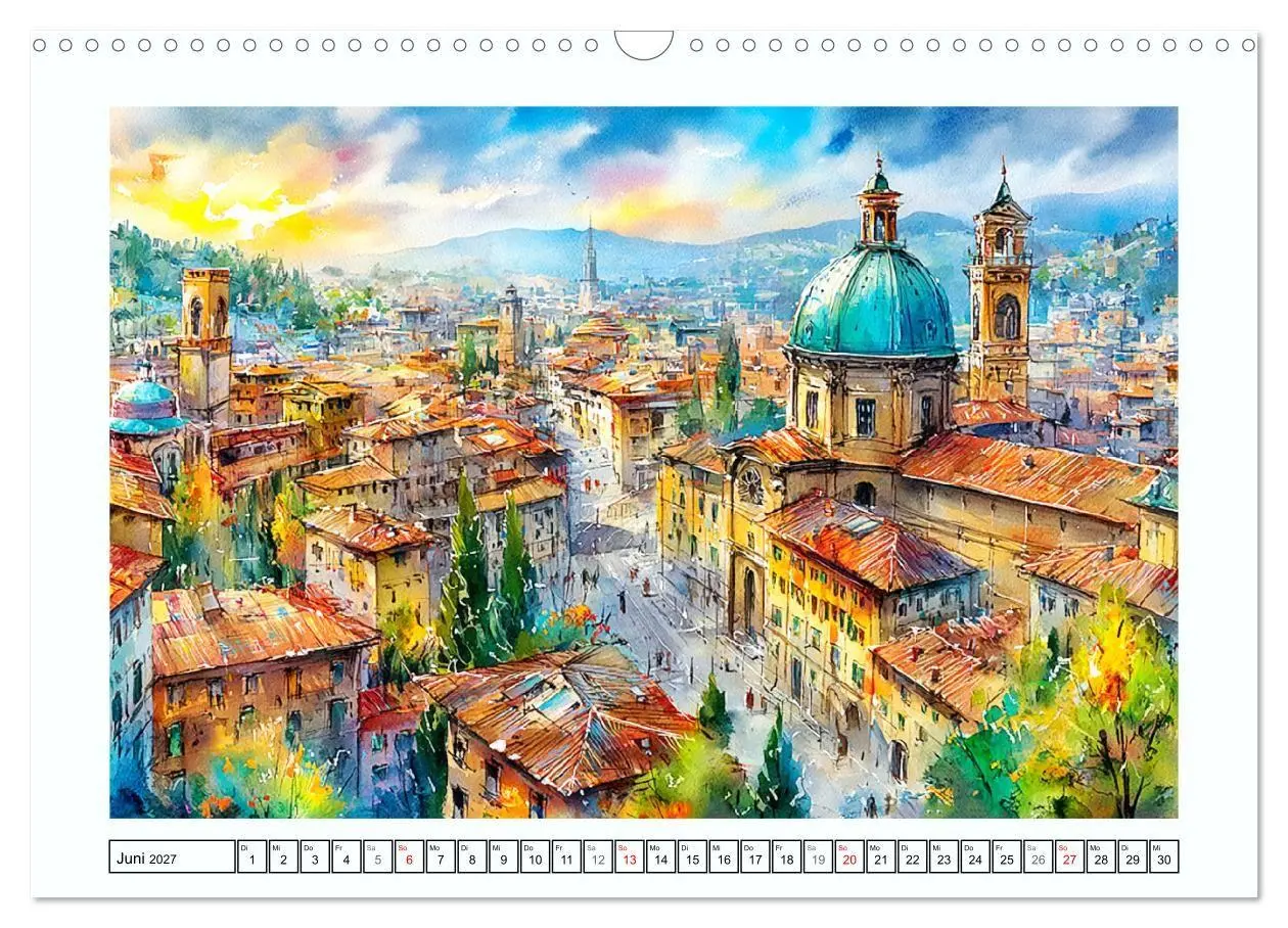 Bild: 9783516779417 | Italien. Eine malerische Reise durch den Süden (Wandkalender 2027...