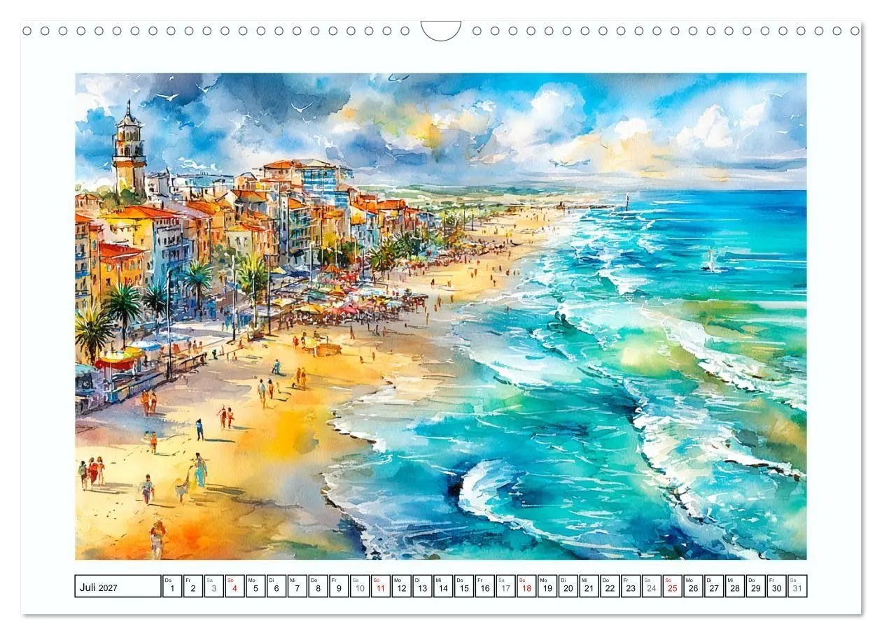 Bild: 9783516779417 | Italien. Eine malerische Reise durch den Süden (Wandkalender 2027...