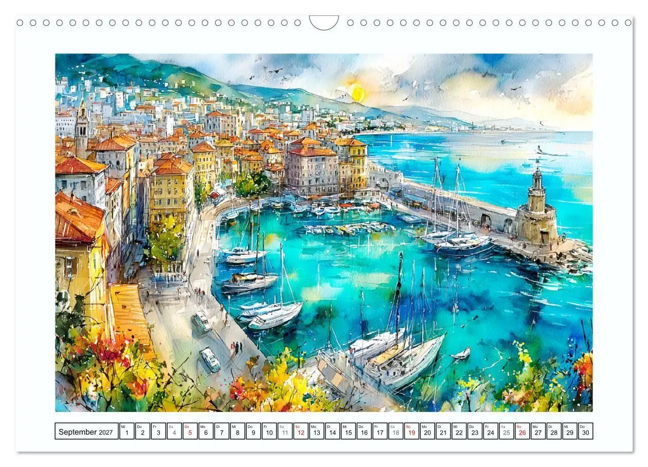 Bild: 9783516779417 | Italien. Eine malerische Reise durch den Süden (Wandkalender 2027...