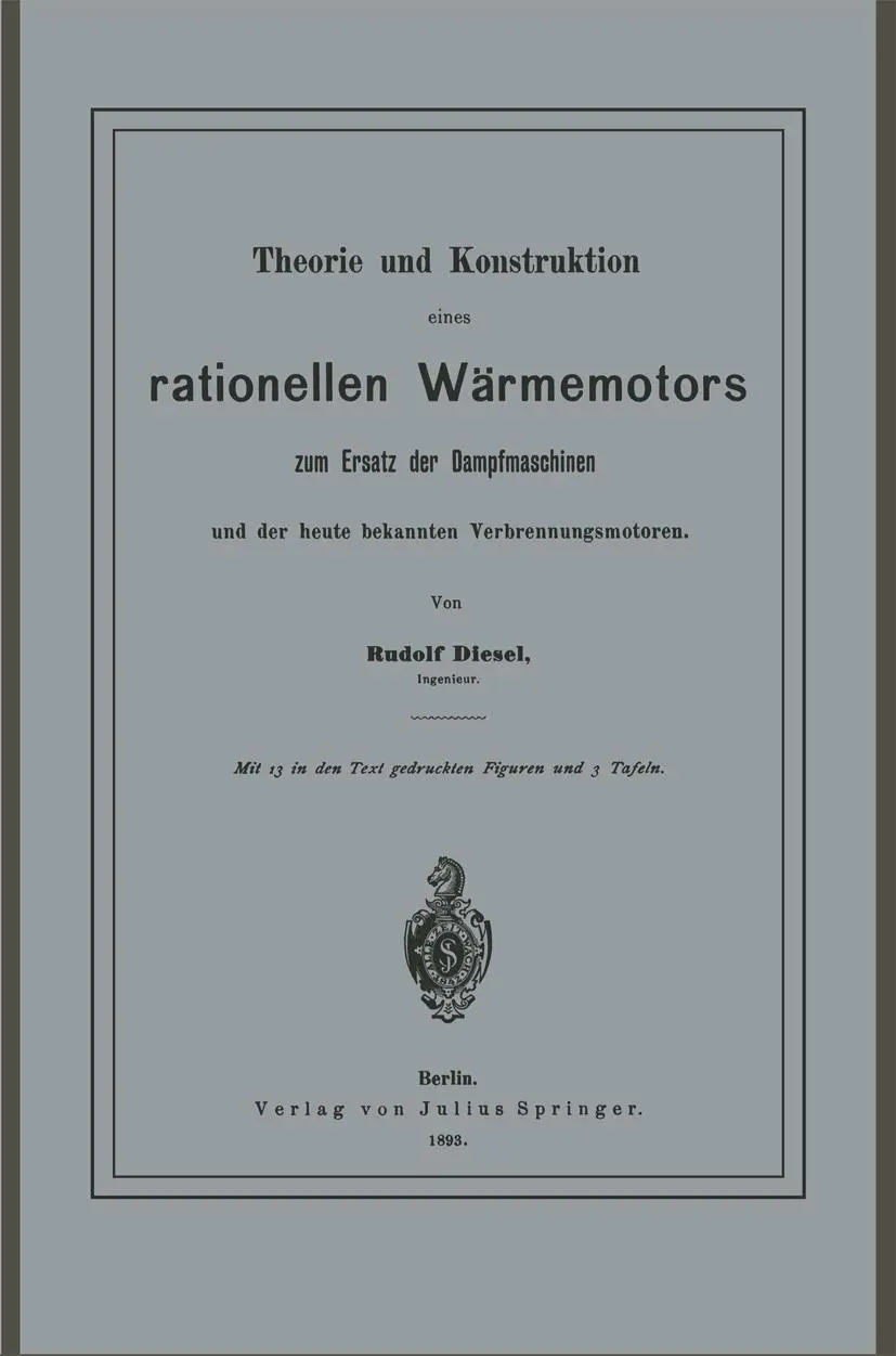 Cover: 9783642649417 | Theorie und Konstruktion eines rationellen Wärmemotors | Rudolf Diesel