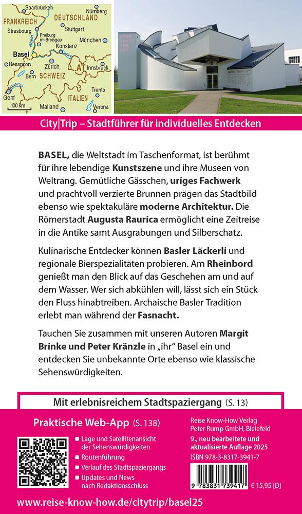 Bild: 9783831739417 | Reise Know-How CityTrip Basel | Peter Kränzle (u. a.) | Taschenbuch