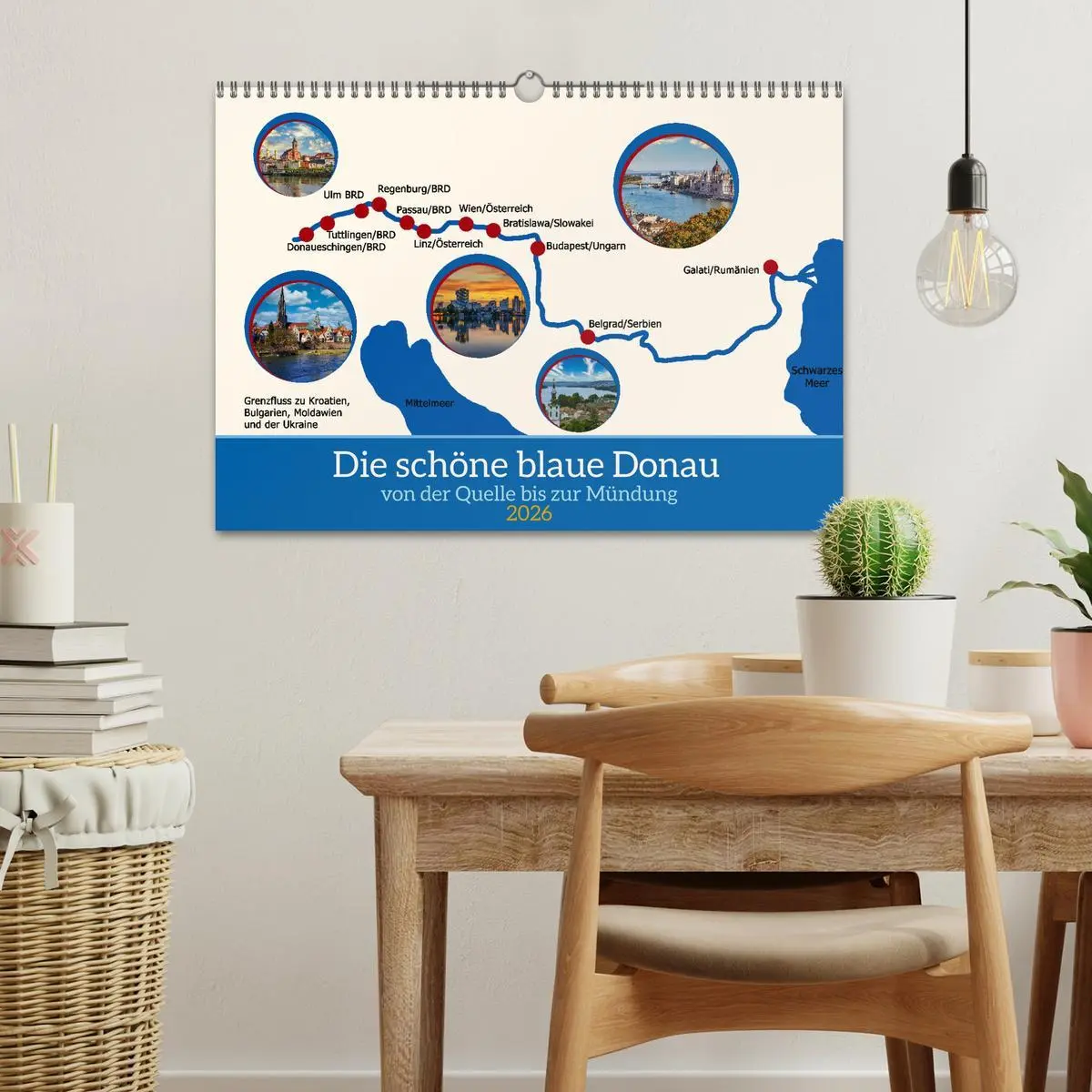 Bild: 9783457299517 | Die schöne blaue Donau (Wandkalender 2026 DIN A3 quer), CALVENDO...