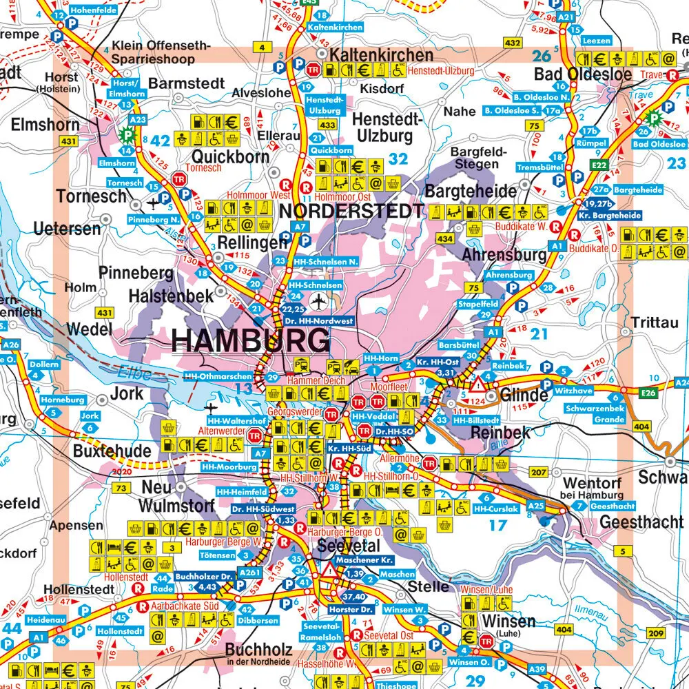 Rückseite: 9783707909517 | Deutschland Autobahnkarte 1 : 500 000 | (Land-)Karte | Deutsch | 2018