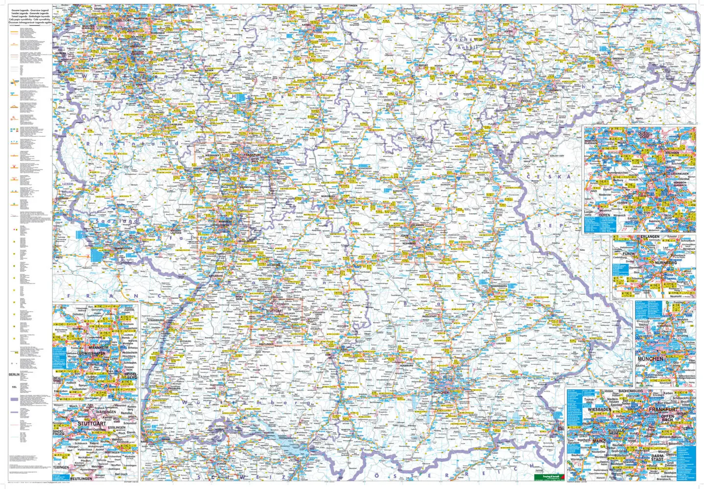 Bild: 9783707909517 | Deutschland Autobahnkarte 1 : 500 000 | (Land-)Karte | Deutsch | 2018