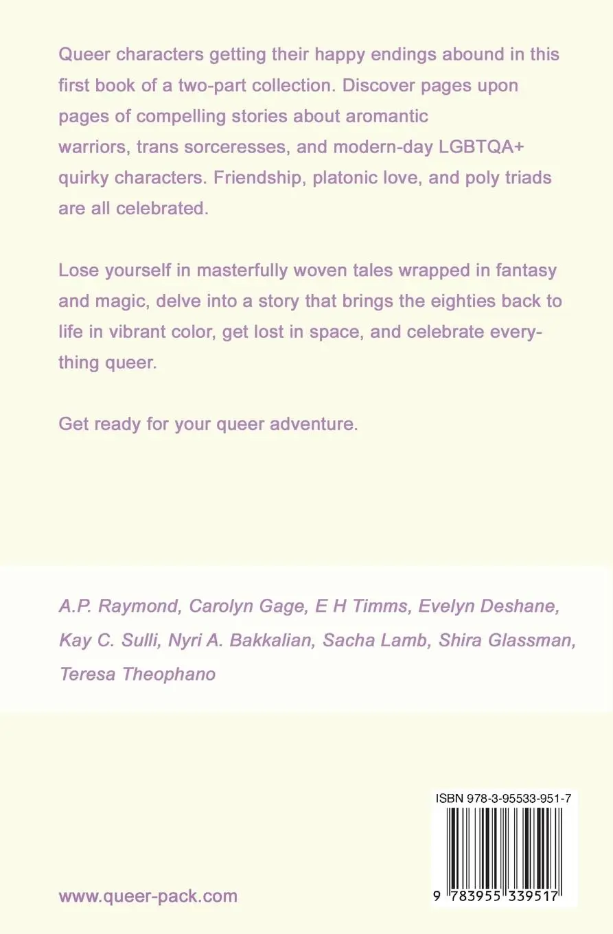 Rückseite: 9783955339517 | Queerly Loving | Volume One | Astrid Ohletz (u. a.) | Taschenbuch