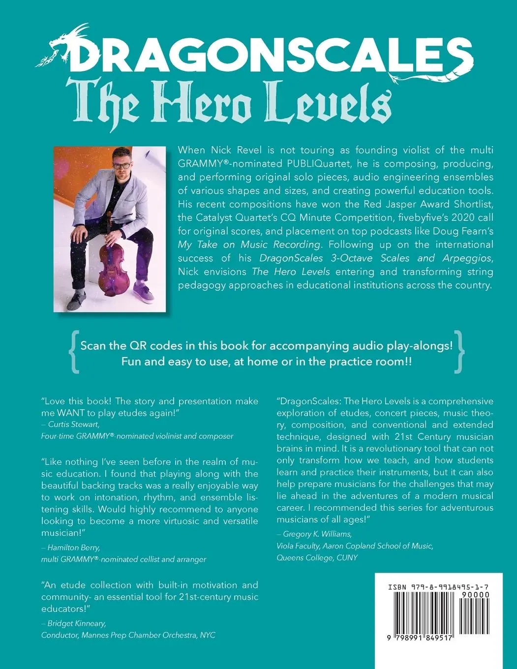 Rückseite: 9798991849517 | DragonScales, The Hero Levels, Cello Story | Nicholas Revel | Buch