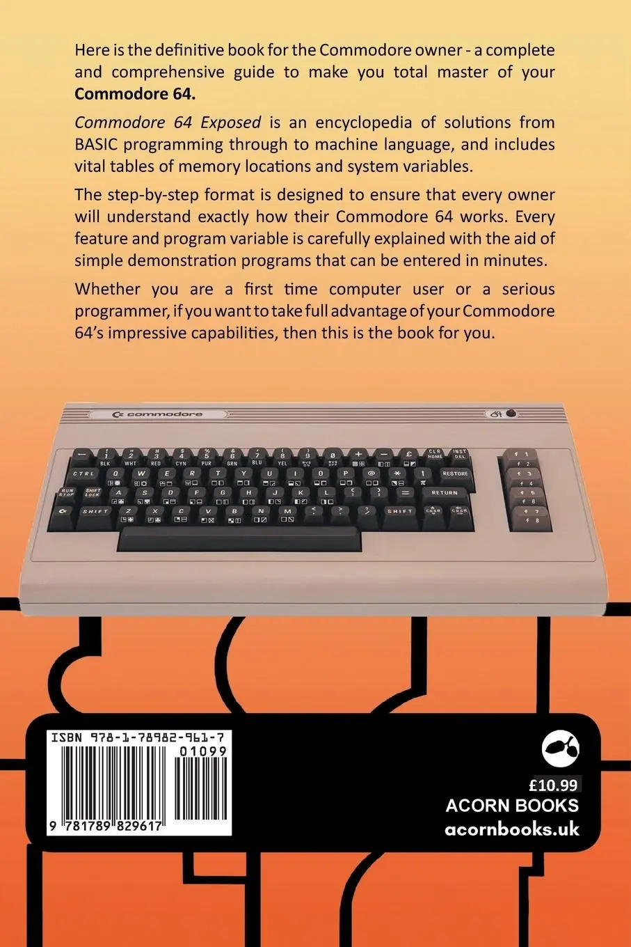 Rückseite: 9781789829617 | Commodore 64 Exposed | Bruce Bayley | Taschenbuch | Englisch | 2022
