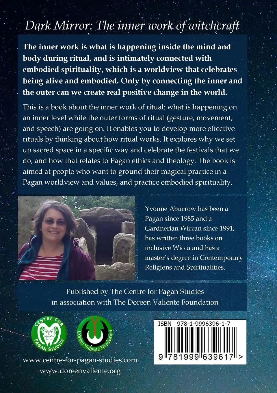 Rückseite: 9781999639617 | Dark Mirror | The inner work of witchcraft | Yvonne Aburrow | Buch