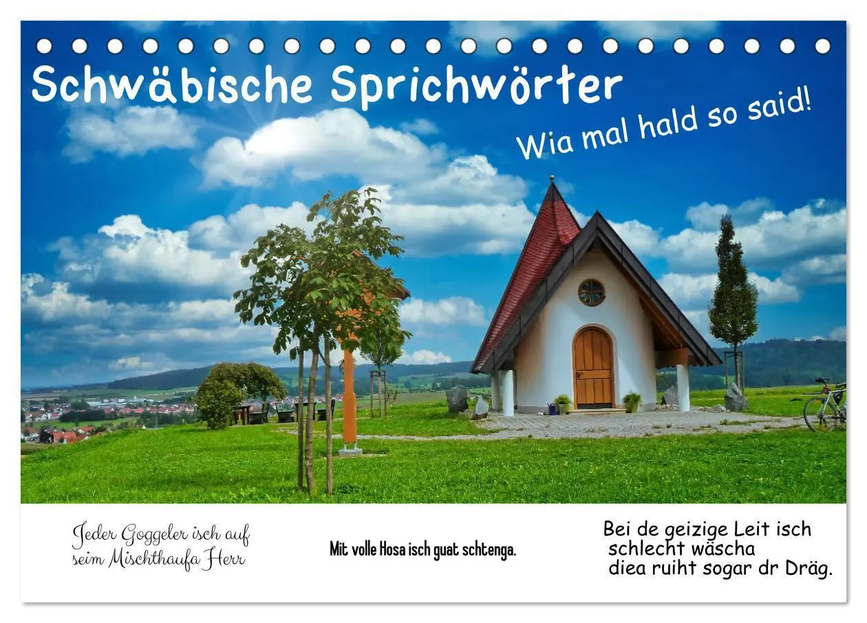 Cover: 9783383869617 | Schwäbische Sprichwörter 1 Wi ma hald so said! (Tischkalender 2025...