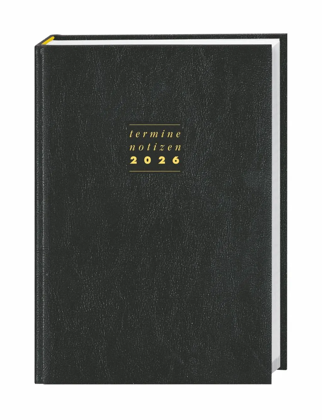 Cover: 9783756409617 | Terminer A5, Leder schwarz 2026 | Buch | Bürokalender Heye | 152 S.