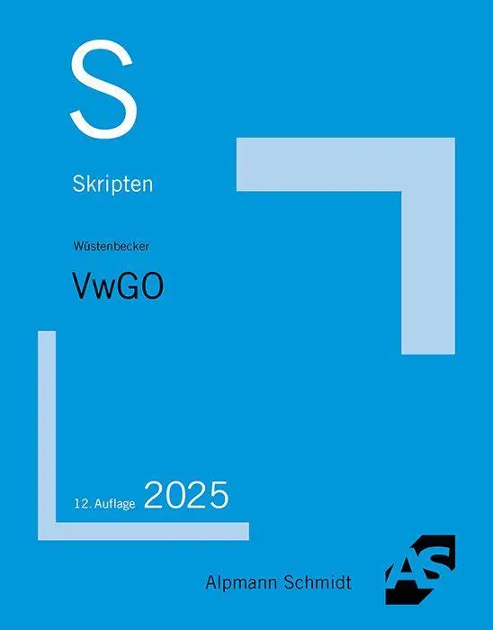 Wüstenbecker Horst Skript VwGO
