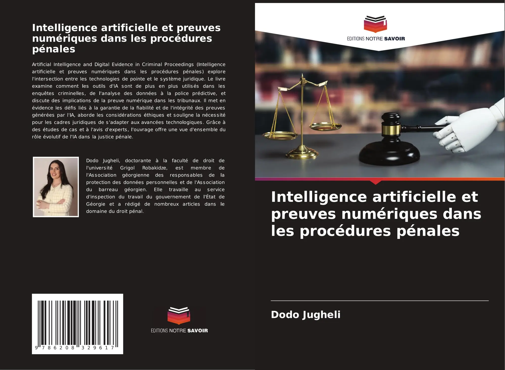 Cover: 9786208329617 | Intelligence artificielle et preuves numériques dans les procédures...