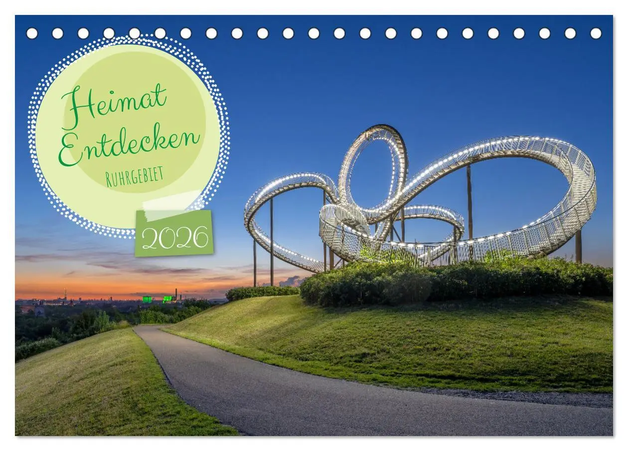 Cover: 9783457419717 | Heimat Entdecken - Ruhrgebiet (Tischkalender 2026 DIN A5 quer),...