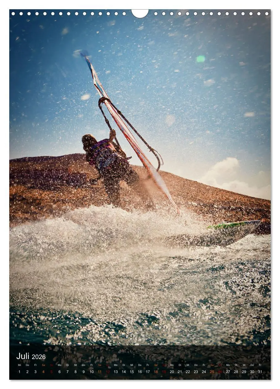 Bild: 9783516369717 | Windsurfing - Wind und Wellen (Wandkalender 2026 DIN A3 hoch),...