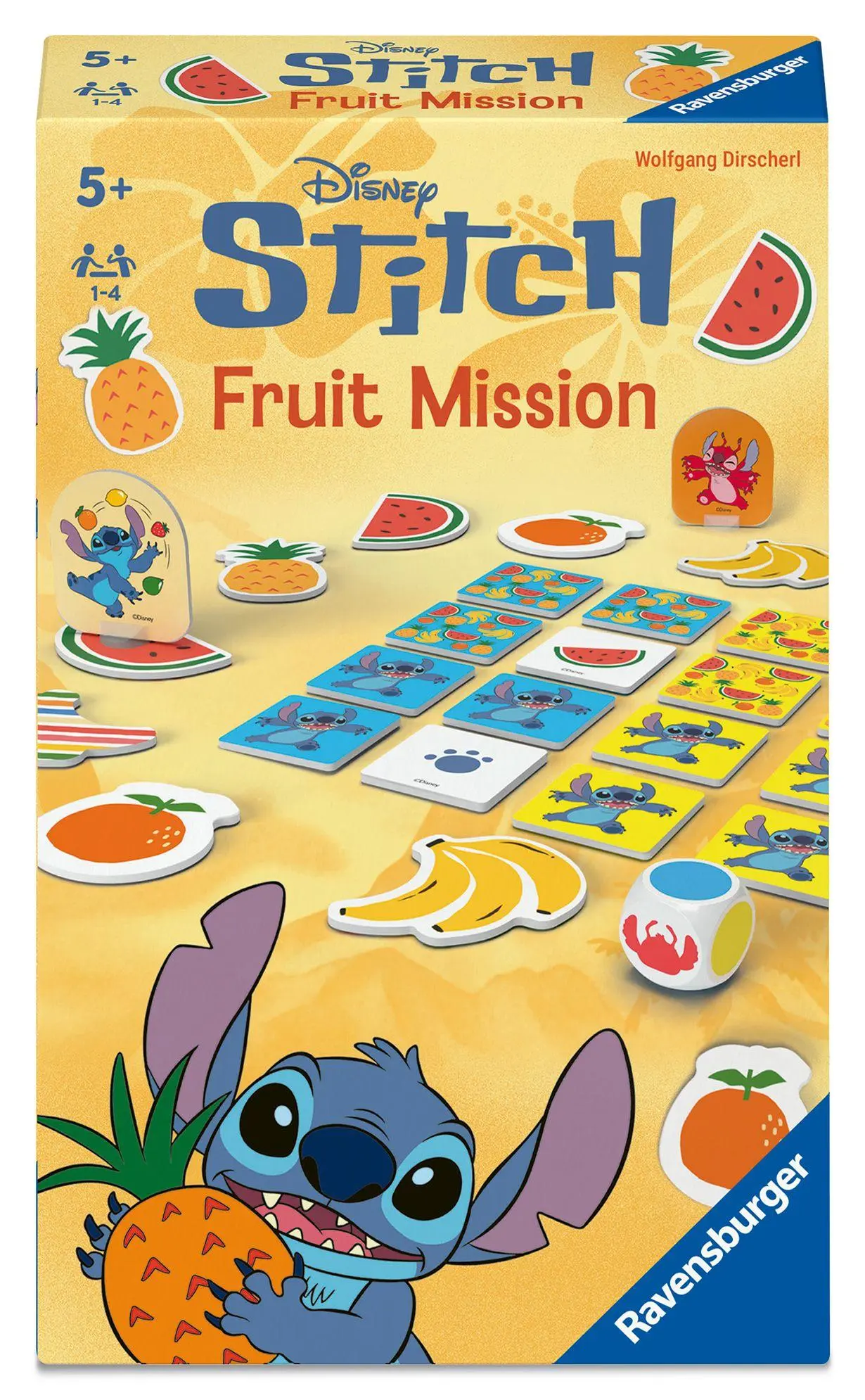 Cover: 4005556249817 | Disney Stitch Fruit Mission - Reisespiel ab 5 Jahre | Dirscherl | 2026