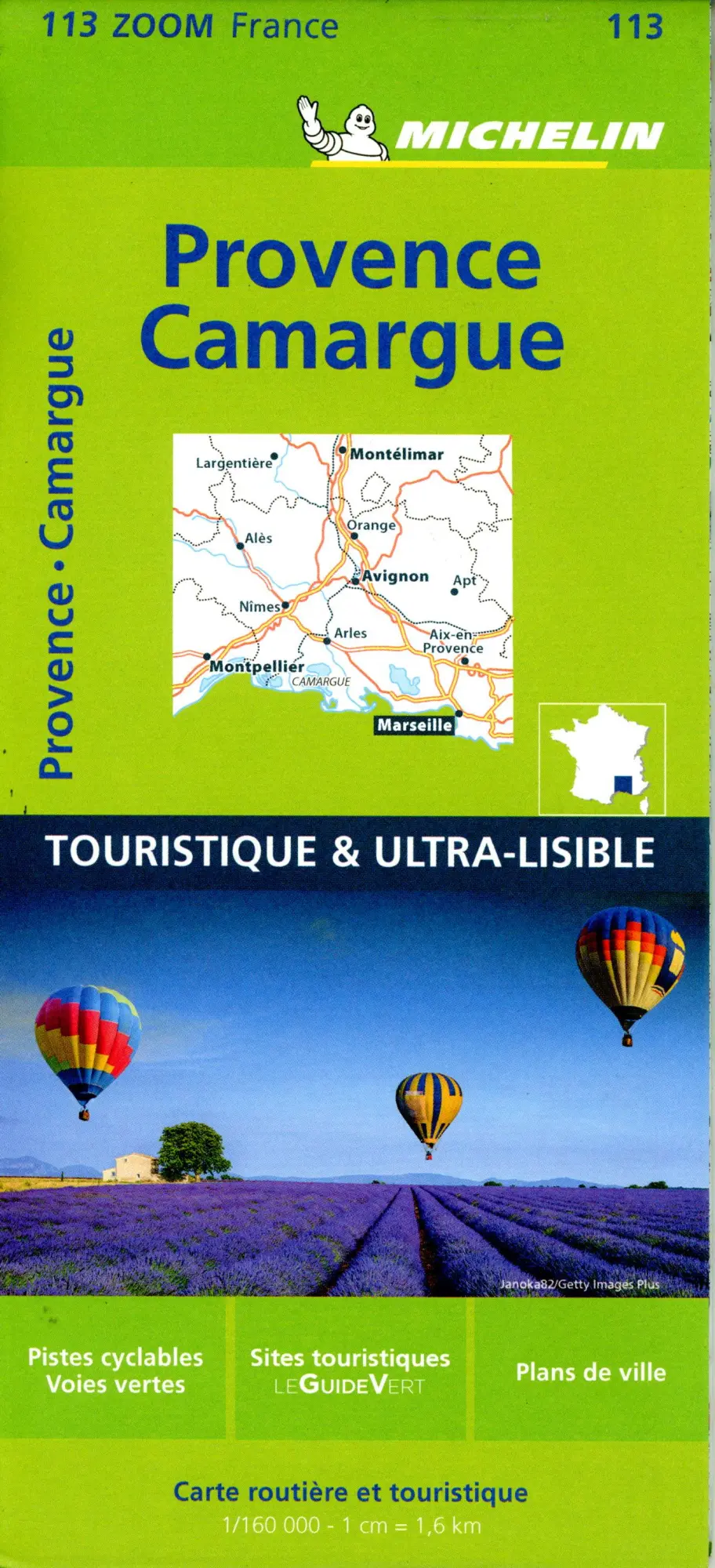 Cover: 9782067209817 | Provence, Camargue - Zoom Map 113 | Map | Michelin | (Land-)Karte