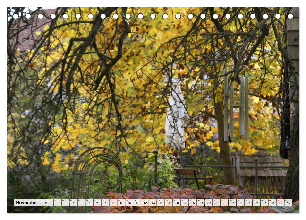 Bild: 9783457269817 | Momente im Garten (Tischkalender 2026 DIN A5 quer), CALVENDO...