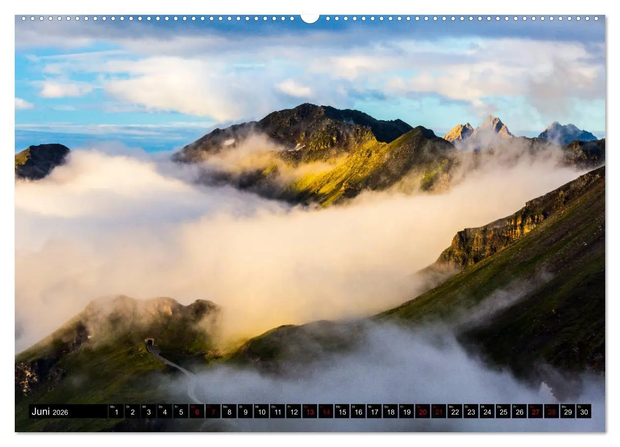 Bild: 9783457889817 | Am Großglockner. Berge, Straße, Natur (Wandkalender 2026 DIN A2...