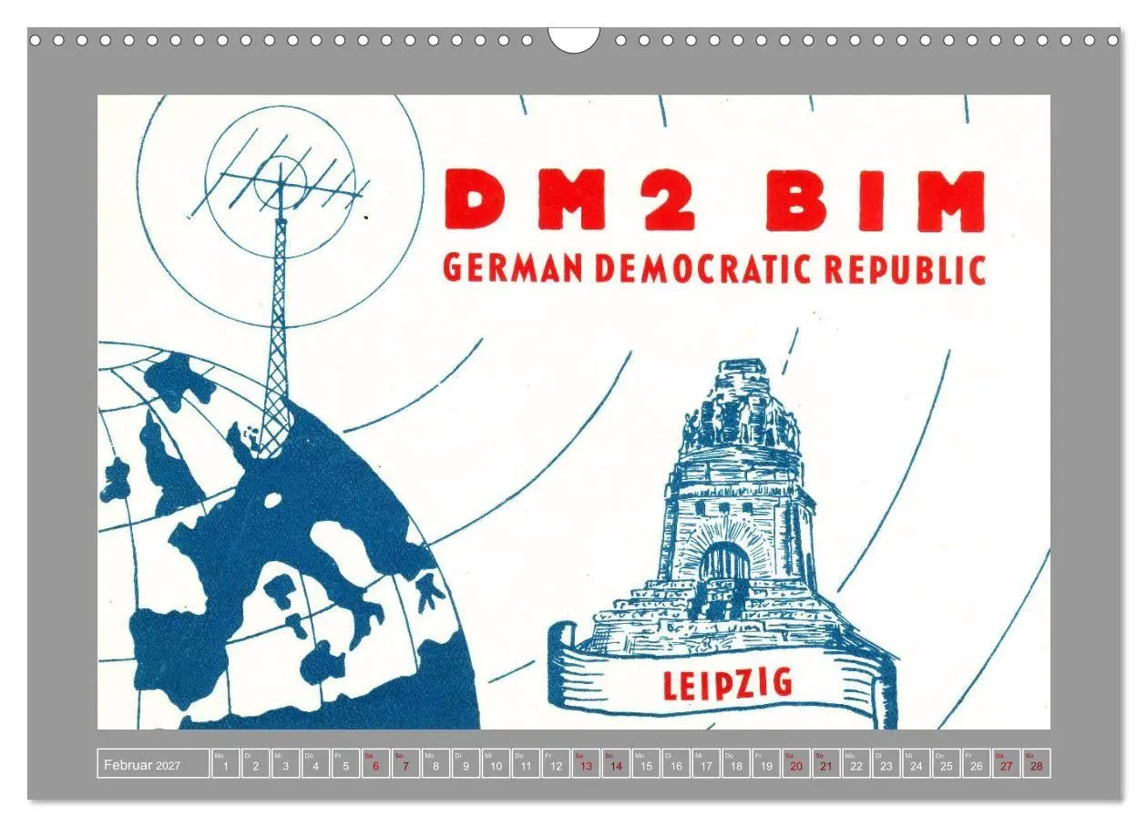 Bild: 9783516979817 | DDR - Ostalgie auf QSL-Karten (Wandkalender 2027 DIN A3 quer),...
