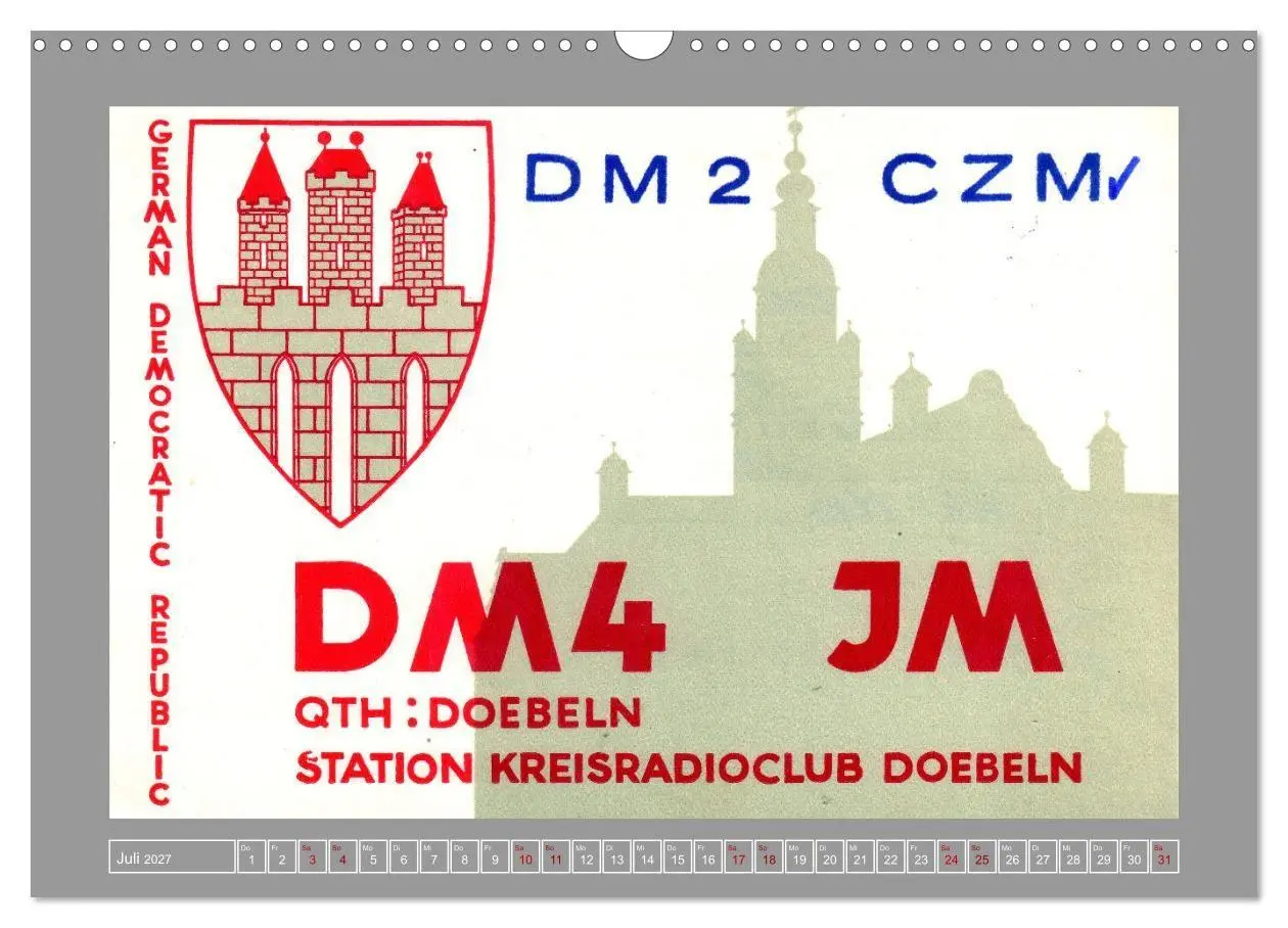 Bild: 9783516979817 | DDR - Ostalgie auf QSL-Karten (Wandkalender 2027 DIN A3 quer),...