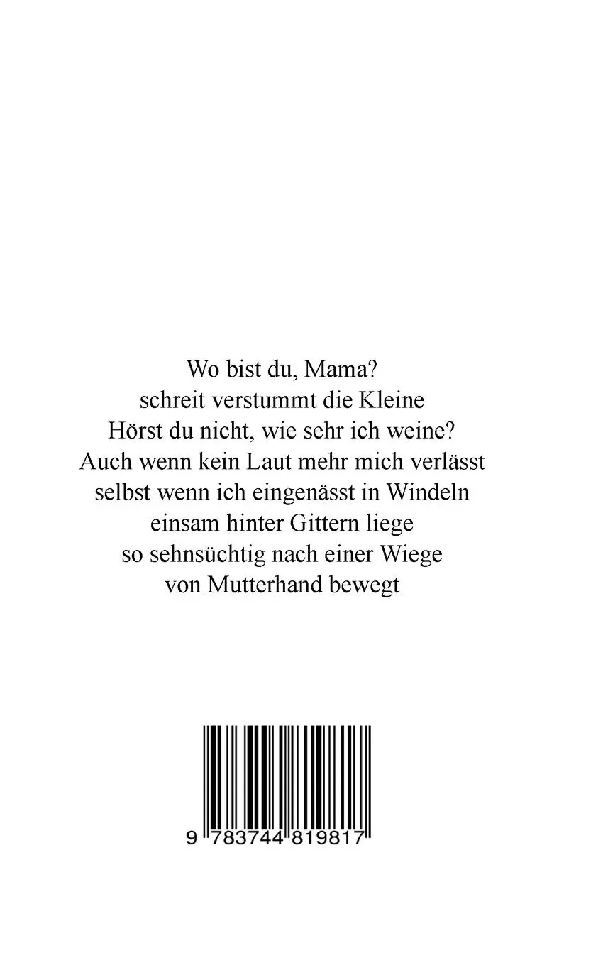 Rückseite: 9783744819817 | Wiegenlieder und Aufweckrufe für das innere Kind | Gabriele Scheld