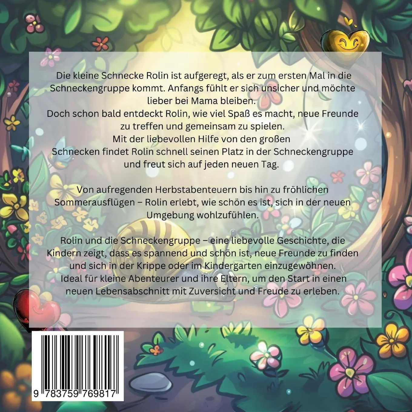 Rückseite: 9783759769817 | Rolin und die Schneckengruppe | Anna-Maria Böswald | Taschenbuch