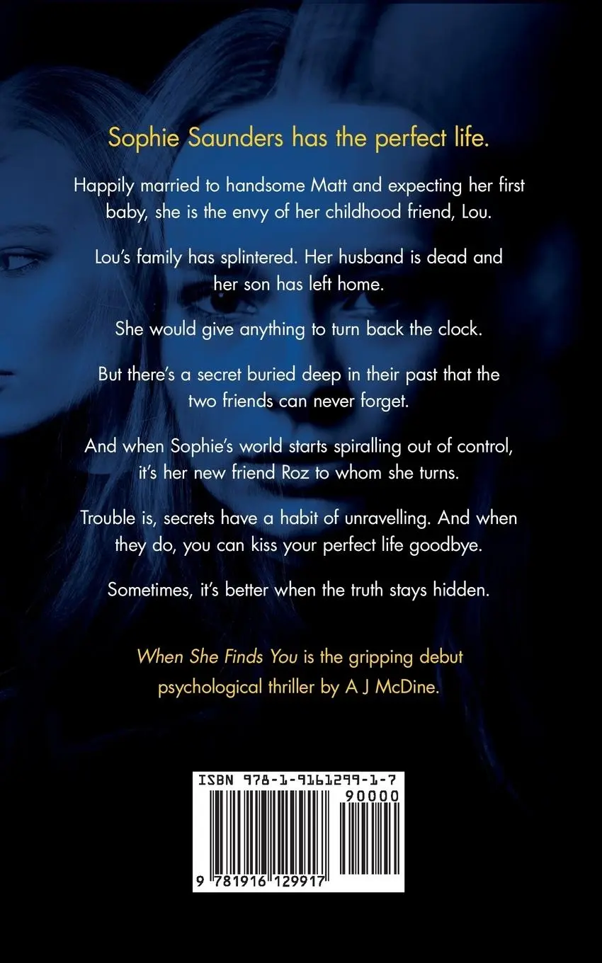 Rückseite: 9781916129917 | When She Finds You | A J McDine | Taschenbuch | Englisch | 2019