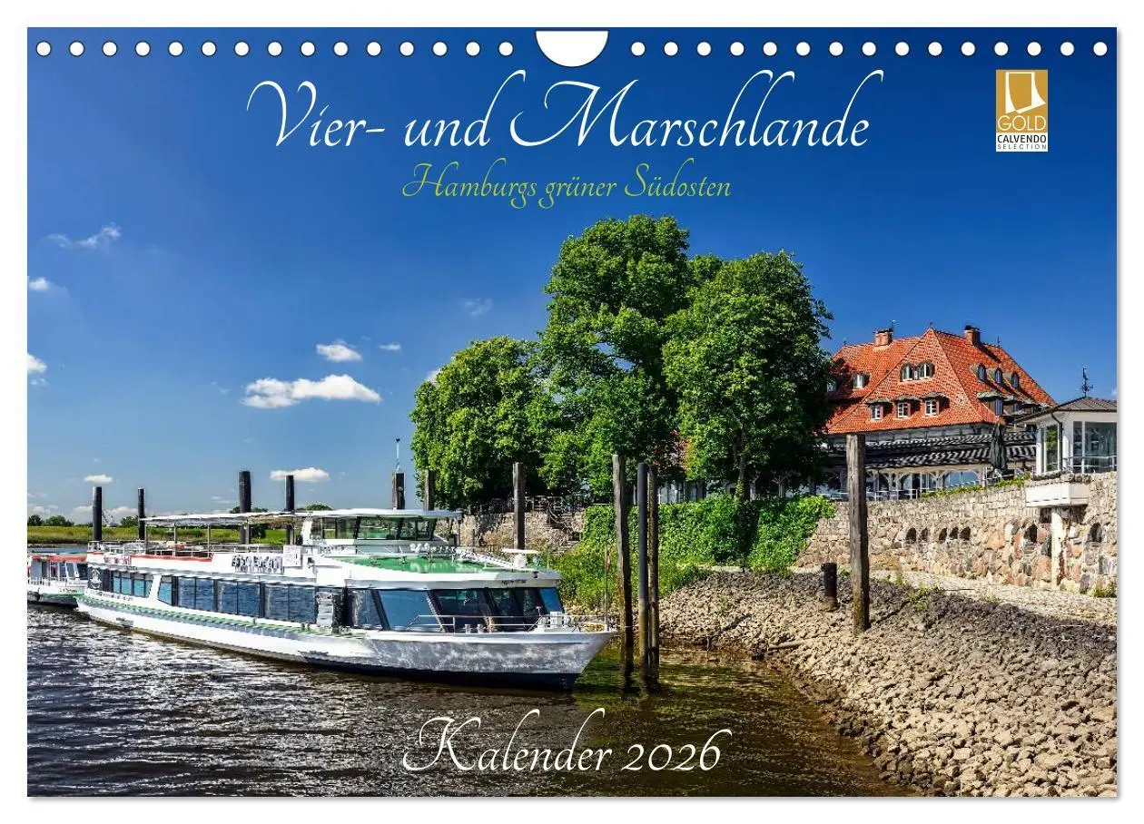 Cover: 9783516039917 | Vier- und Marschlande Hamburgs grüner Südosten (Wandkalender 2026...