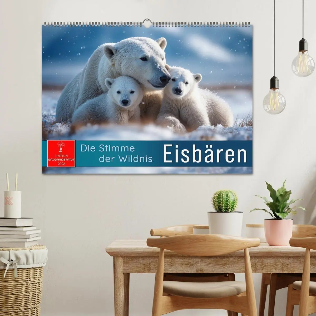 Bild: 9783516659917 | Eisbären - die Stimme der Wildnis (Wandkalender 2026 DIN A2 quer),...