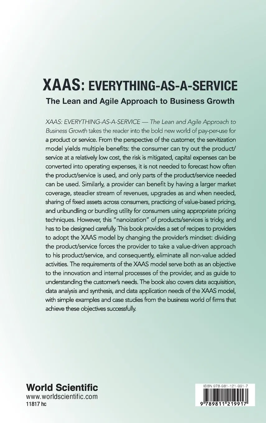 Rückseite: 9789811219917 | XAAS | EVERYTHING-AS-A-SERVICE | Bhattacha | Buch | Gebunden | 2021