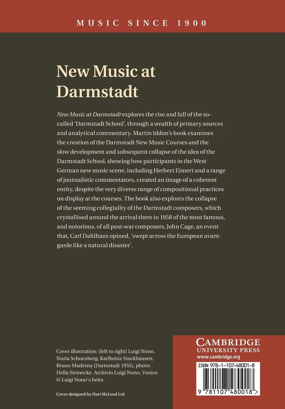 Rückseite: 9781107480018 | New Music at Darmstadt | Martin Iddon | Taschenbuch | Buch | Englisch