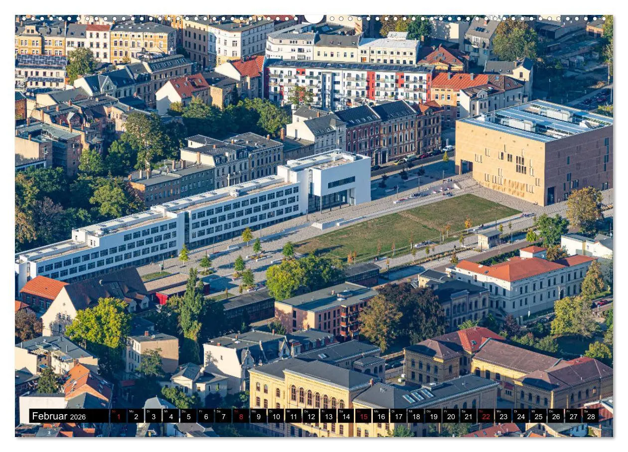 Bild: 9783457750018 | Halle an der Saale von oben (Wandkalender 2026 DIN A2 quer),...