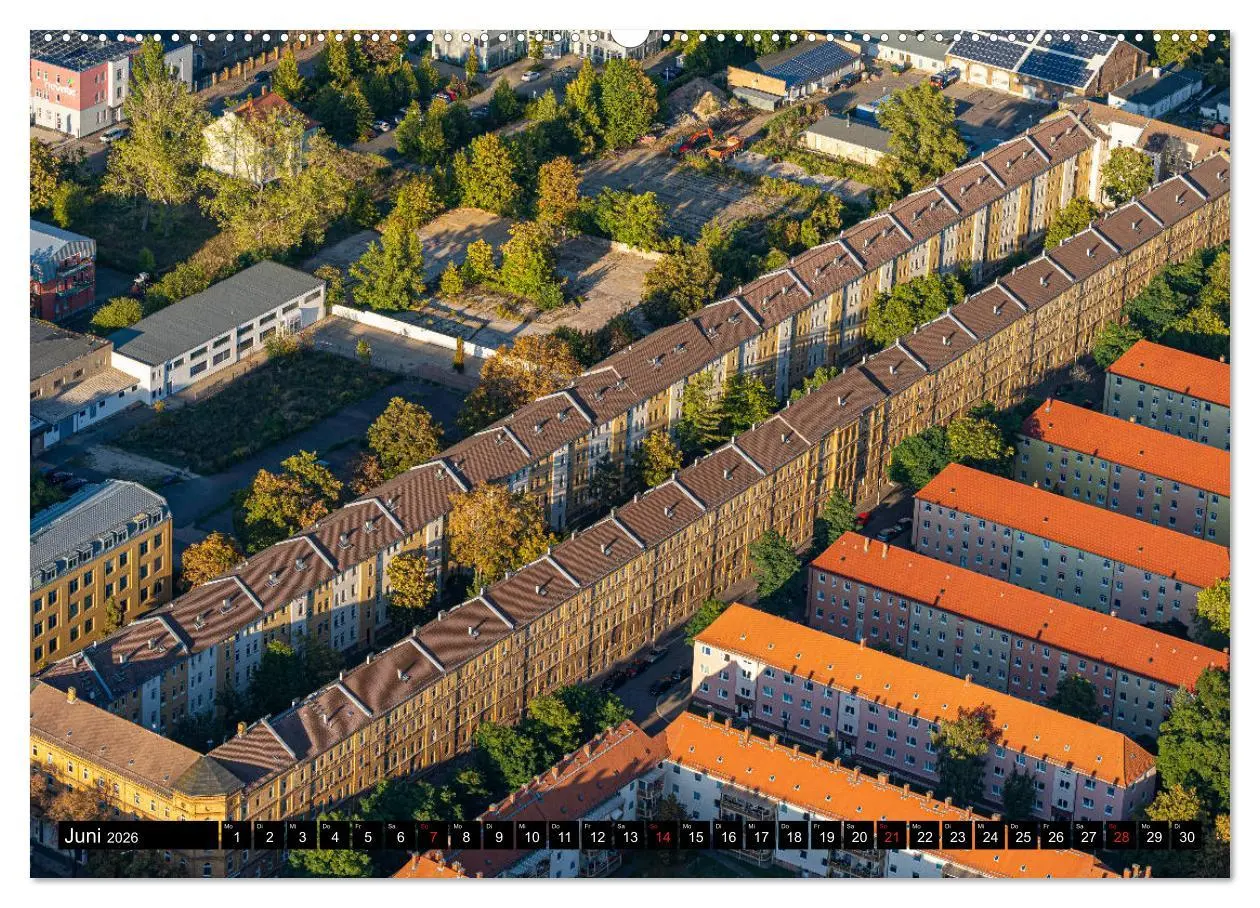 Bild: 9783457750018 | Halle an der Saale von oben (Wandkalender 2026 DIN A2 quer),...