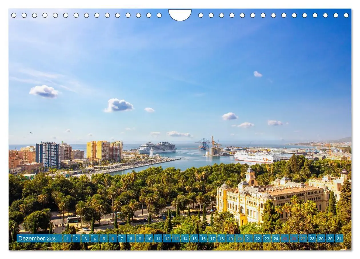 Bild: 9783457990018 | Malaga Highlights der Stadt an der Costa del Sol (Wandkalender 2026...