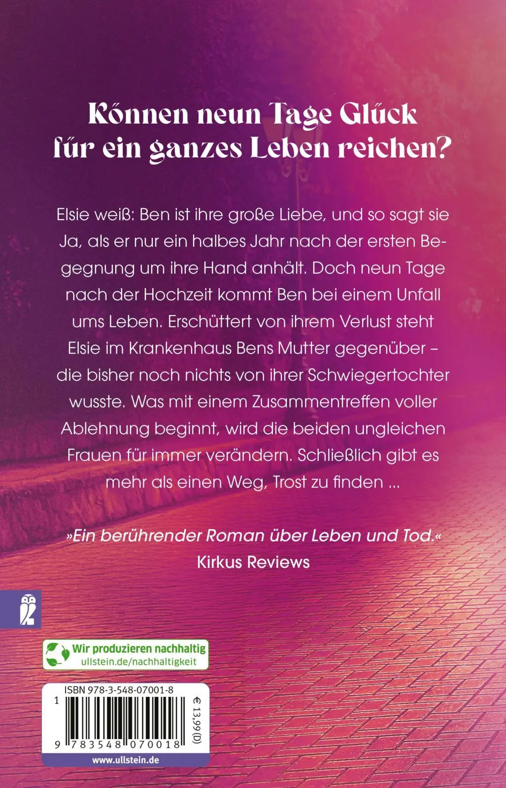Rückseite: 9783548070018 | Forever, Interrupted | Roman Das romantische Debüt des Weltstars