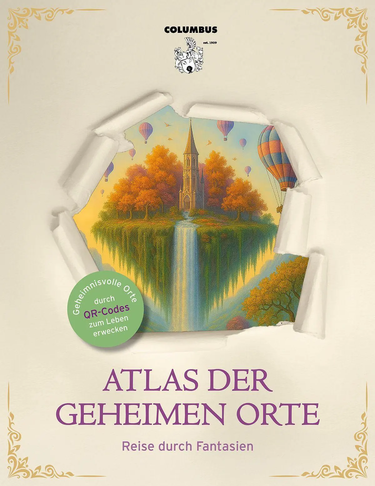Cover: 9783690780018 | Atlas der geheimen Orte | Reise durch Fantasien | (Land-)Karte | 2025