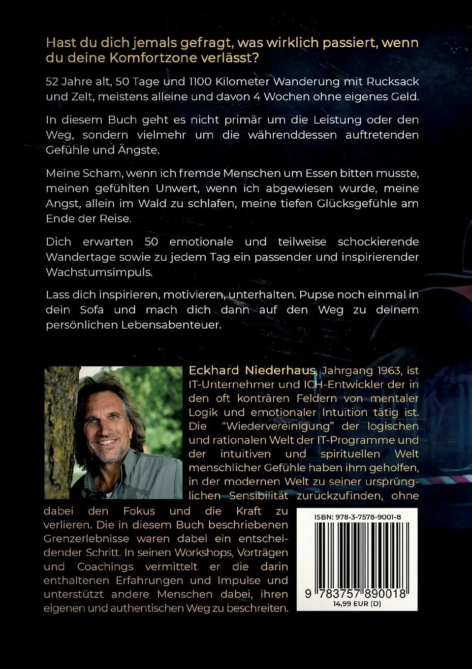 Rückseite: 9783757890018 | Arsch hoch, Grenzen überwinden, leben! | Eckhard Niederhaus | Buch