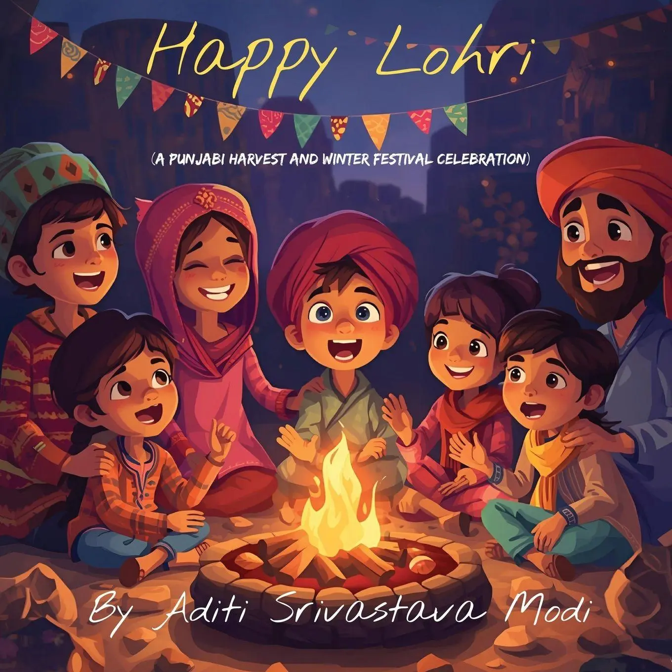 Cover: 9798901820018 | Happy Lohri | A Punjabi Harvest And Winter Festival Celebration | Modi