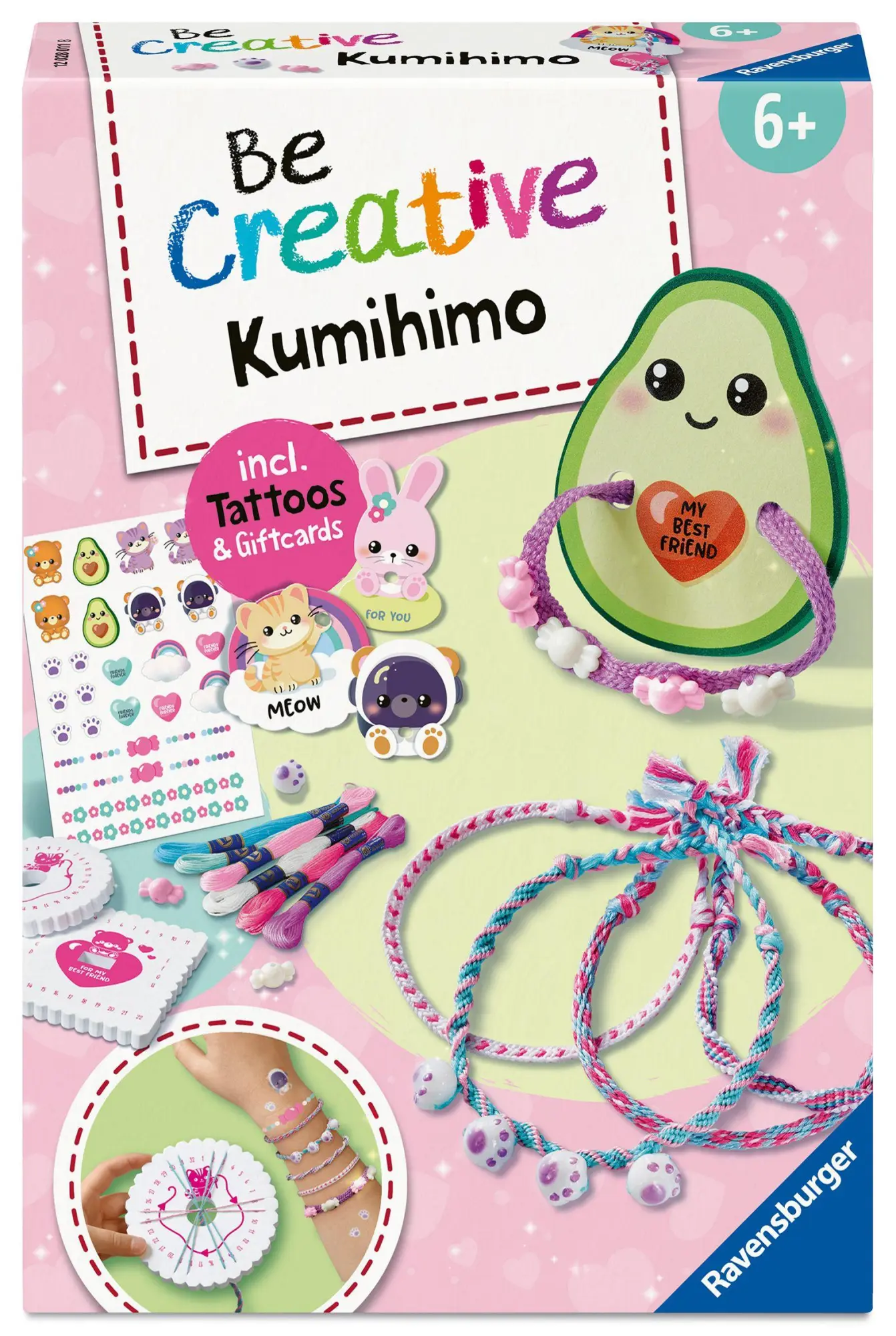 Cover: 4005555280118 | BeCreative Midi - Freundschaftsbändchen Kumihimo &amp; Tattoos Kawaii