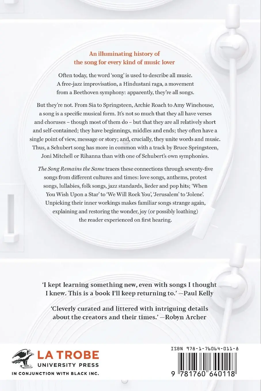 Rückseite: 9781760640118 | The Song Remains the Same | Andrew Ford (u. a.) | Taschenbuch | 2019