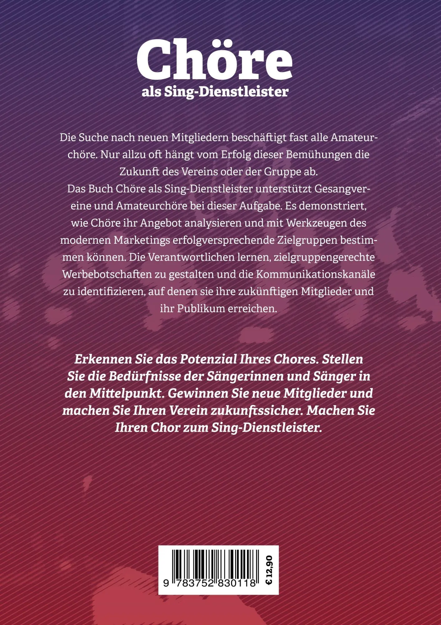 Rückseite: 9783752830118 | Chöre als Sing-Dienstleister | Lutz Berger | Taschenbuch | 142 S.
