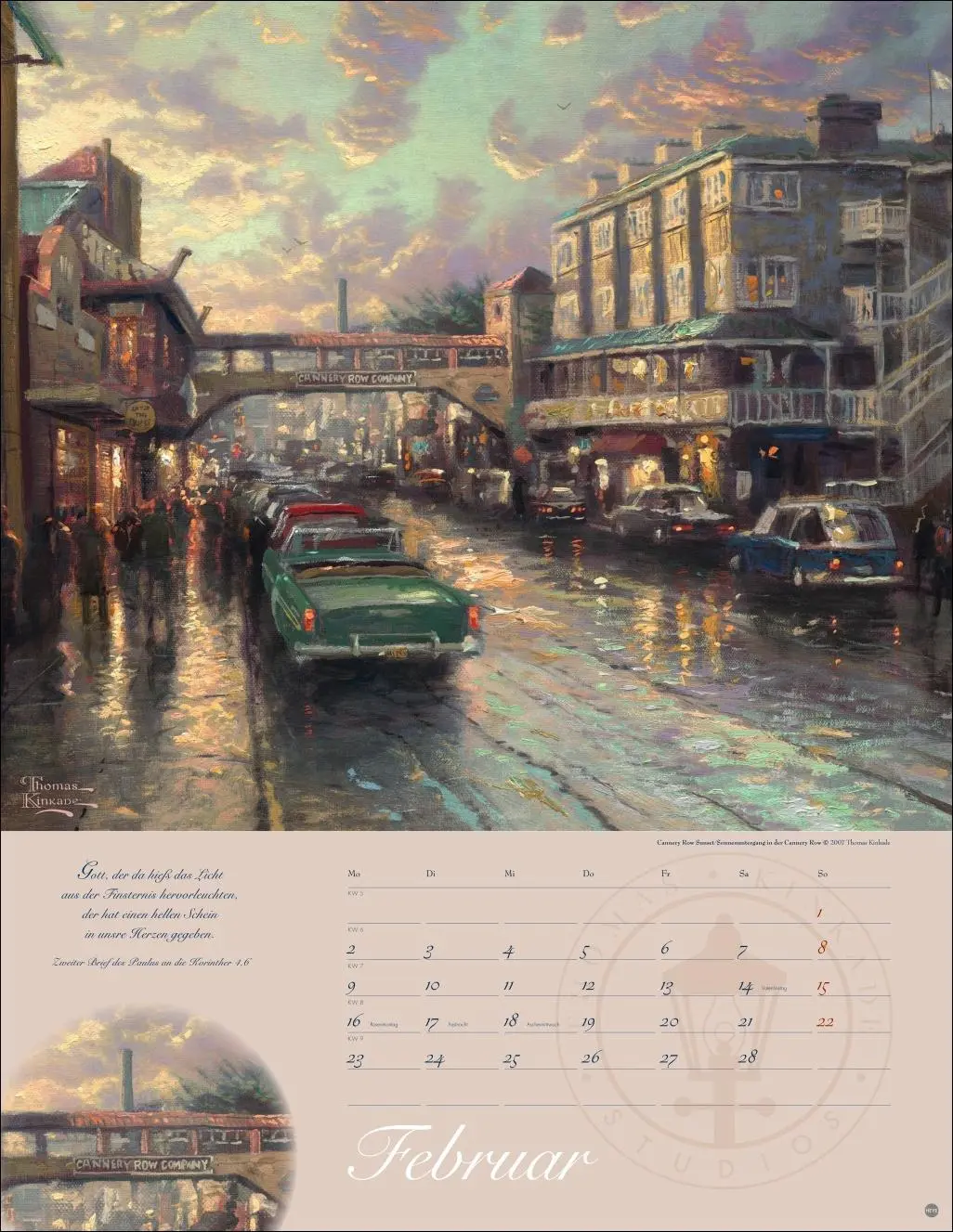 Bild: 9783756410118 | Thomas Kinkade: Land im Licht Kalender 2026 | Thomas Kinkade | 14 S.