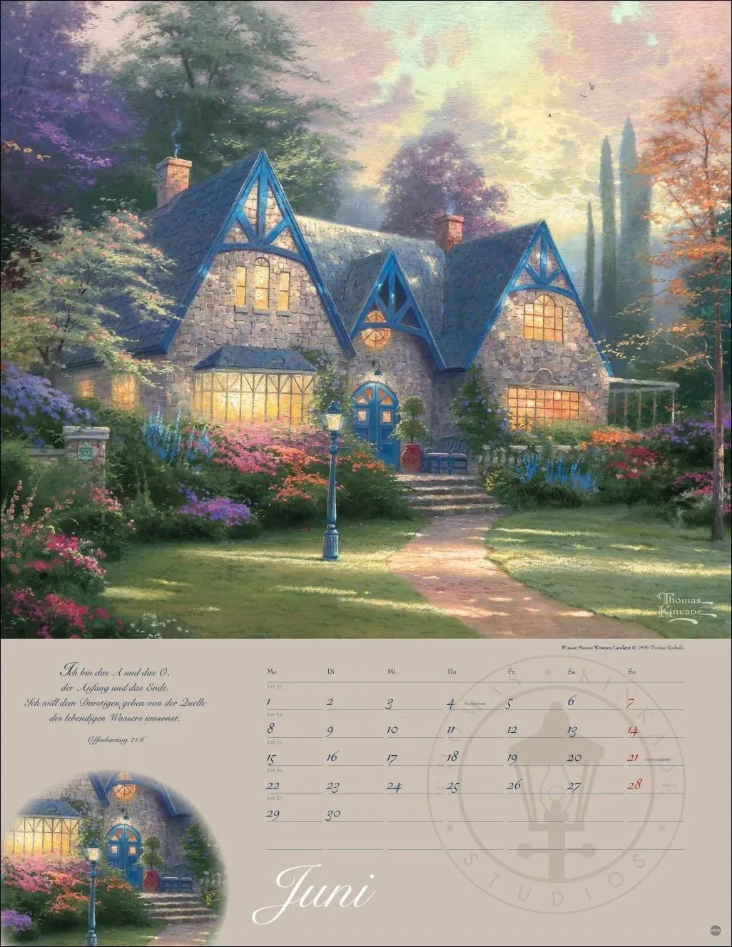 Bild: 9783756410118 | Thomas Kinkade: Land im Licht Kalender 2026 | Thomas Kinkade | 14 S.