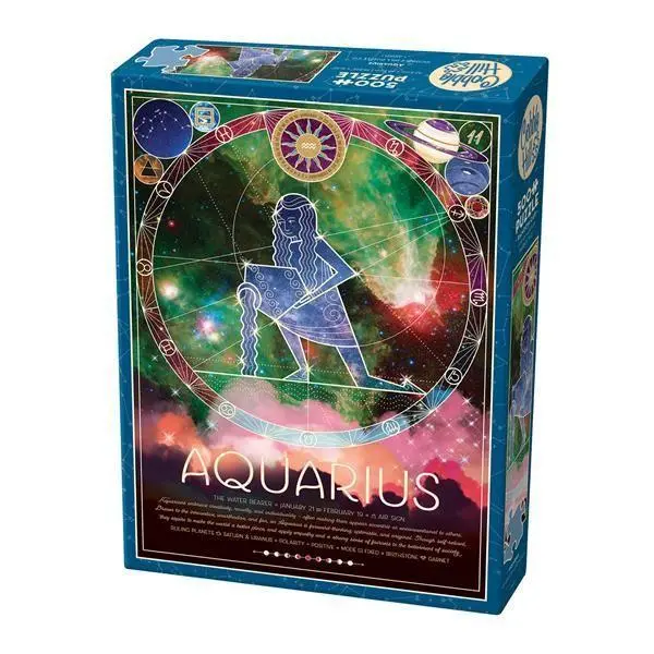 Cover: 625012450218 | Sternzeichen Wassermann 500 Teile | PUZZLES | Spiel | 3845021 | 2025