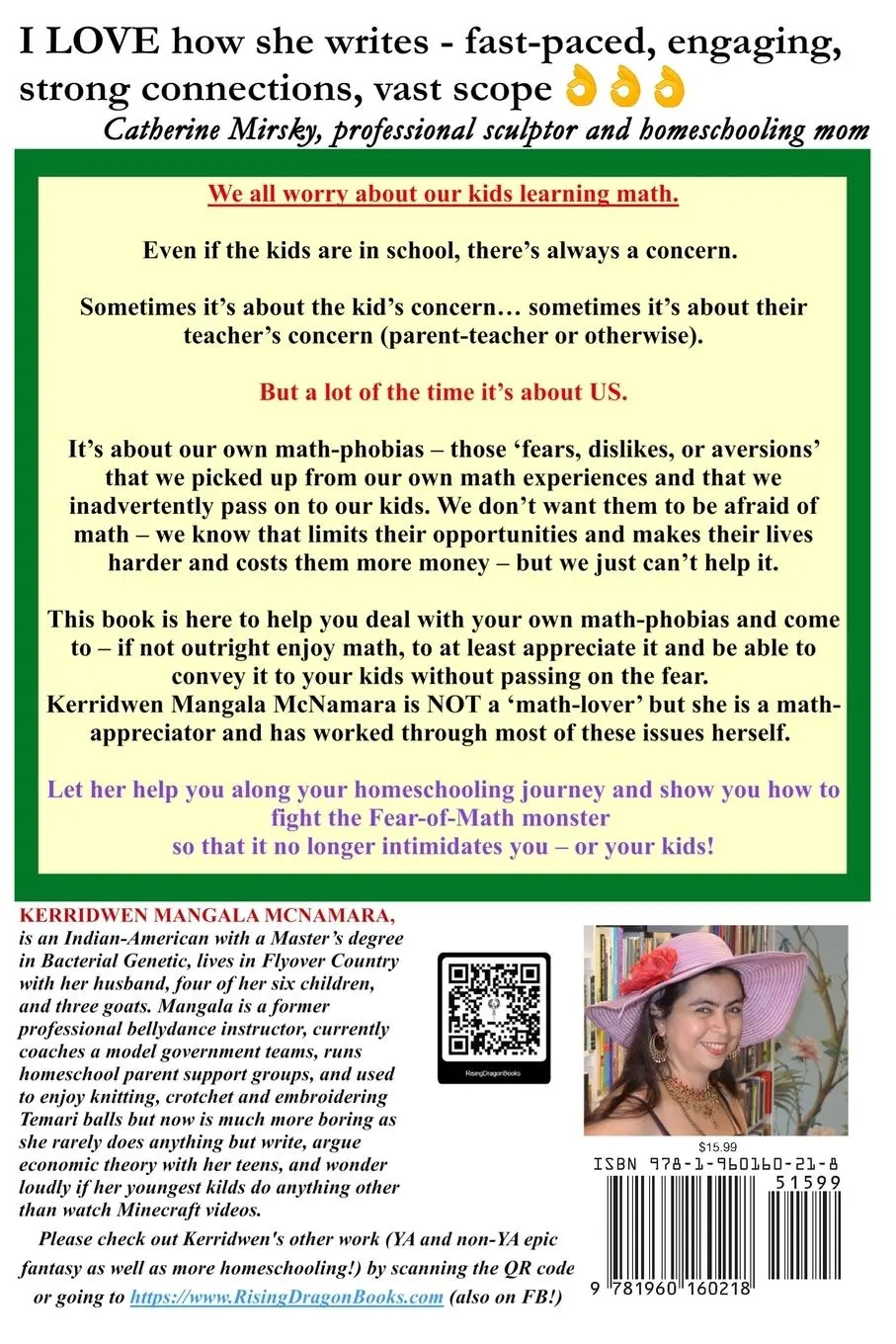 Rückseite: 9781960160218 | The Homeschooling Parent Teaches MATH! | Kerridwen Mangala McNamara