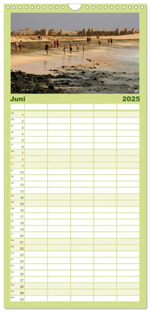 Bild: 9783457110218 | Familienplaner 2025 - Kap Verde mit 5 Spalten (Wandkalender, 21 x...