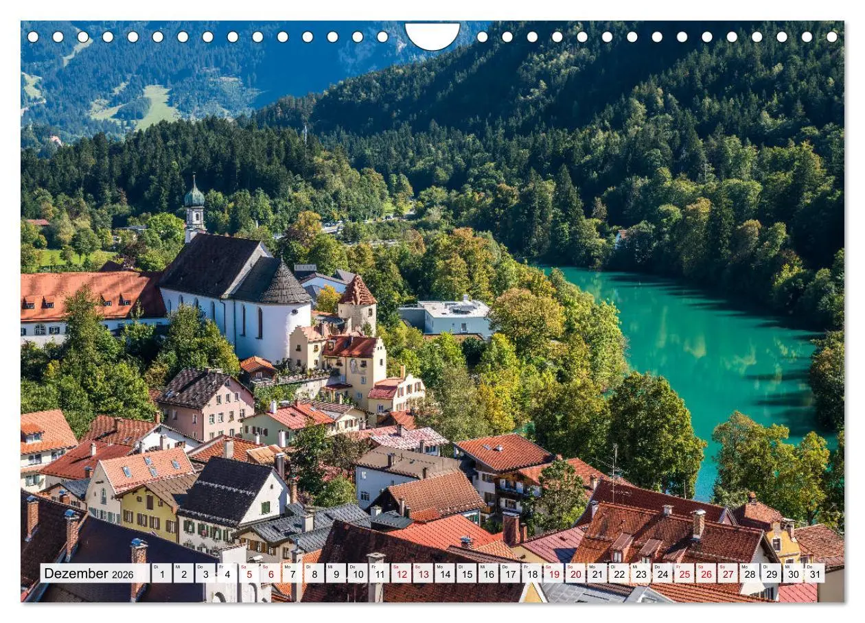 Bild: 9783457730218 | Die Romantische Strasse (Wandkalender 2026 DIN A4 quer), CALVENDO...