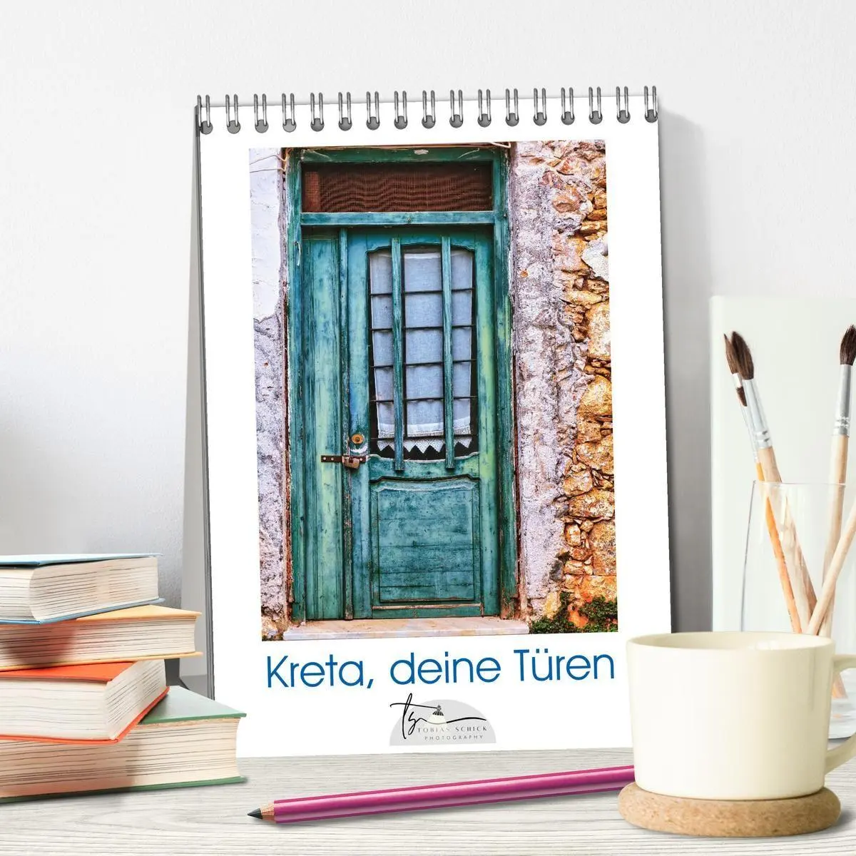 Bild: 9783516750218 | Kreta, deine Türen (Tischkalender 2027 DIN A5 hoch), CALVENDO...