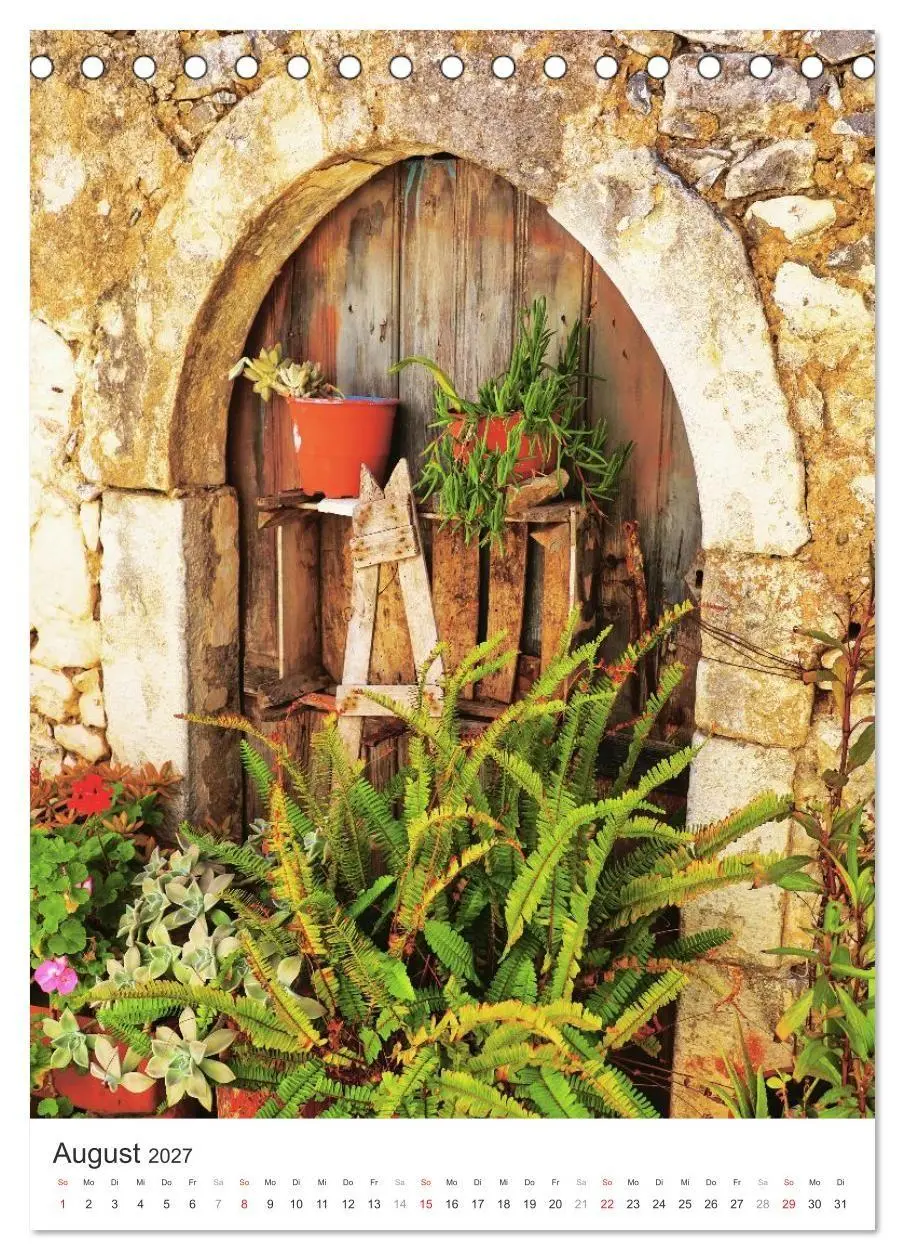 Bild: 9783516750218 | Kreta, deine Türen (Tischkalender 2027 DIN A5 hoch), CALVENDO...